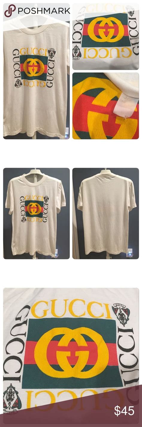 vintage male gucci tee shirt|knockoff gucci t shirt.